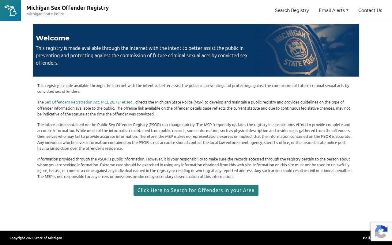 Livingston County released record photograph search in the Michigan public registry